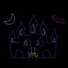 17' X 20' Halloween Castle, LED -Christmas Decoration Store 1 18053 001 led