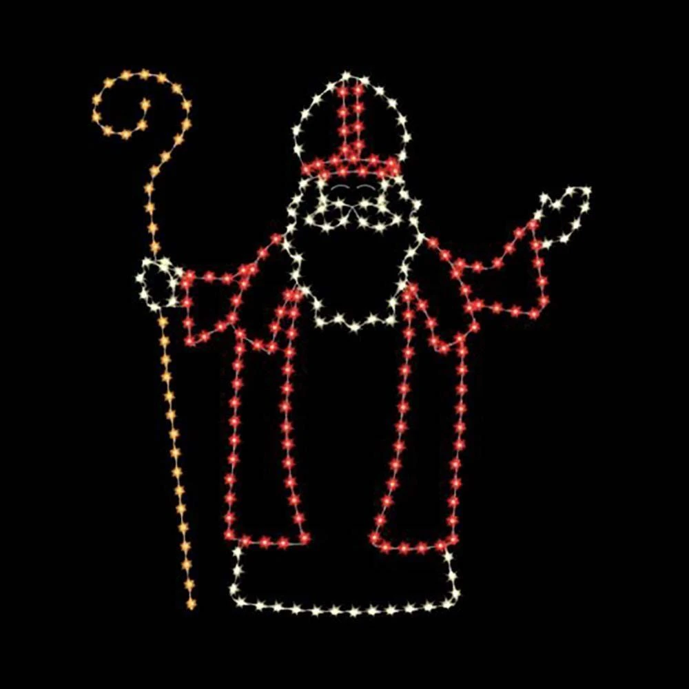 9' Saint Nicholas, LED 3 9' Saint Nicholas, LED