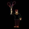 12' Victorian Balloon Vendor, LED