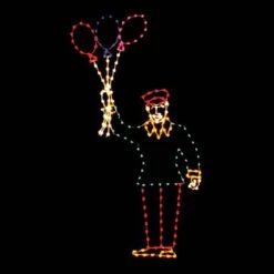 12' Victorian Balloon Vendor, LED