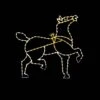 7' Horse (Head Raised), LED -Christmas Decoration Store 1 34111 000 led