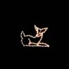 2 1/2' Laying Fawn, LED