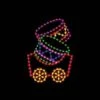 6' Silhouette Drum Car, LED -Christmas Decoration Store 1 34315 000 led