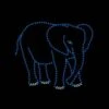 8' Mama Elephant, LED -Christmas Decoration Store 1 34388 001 led