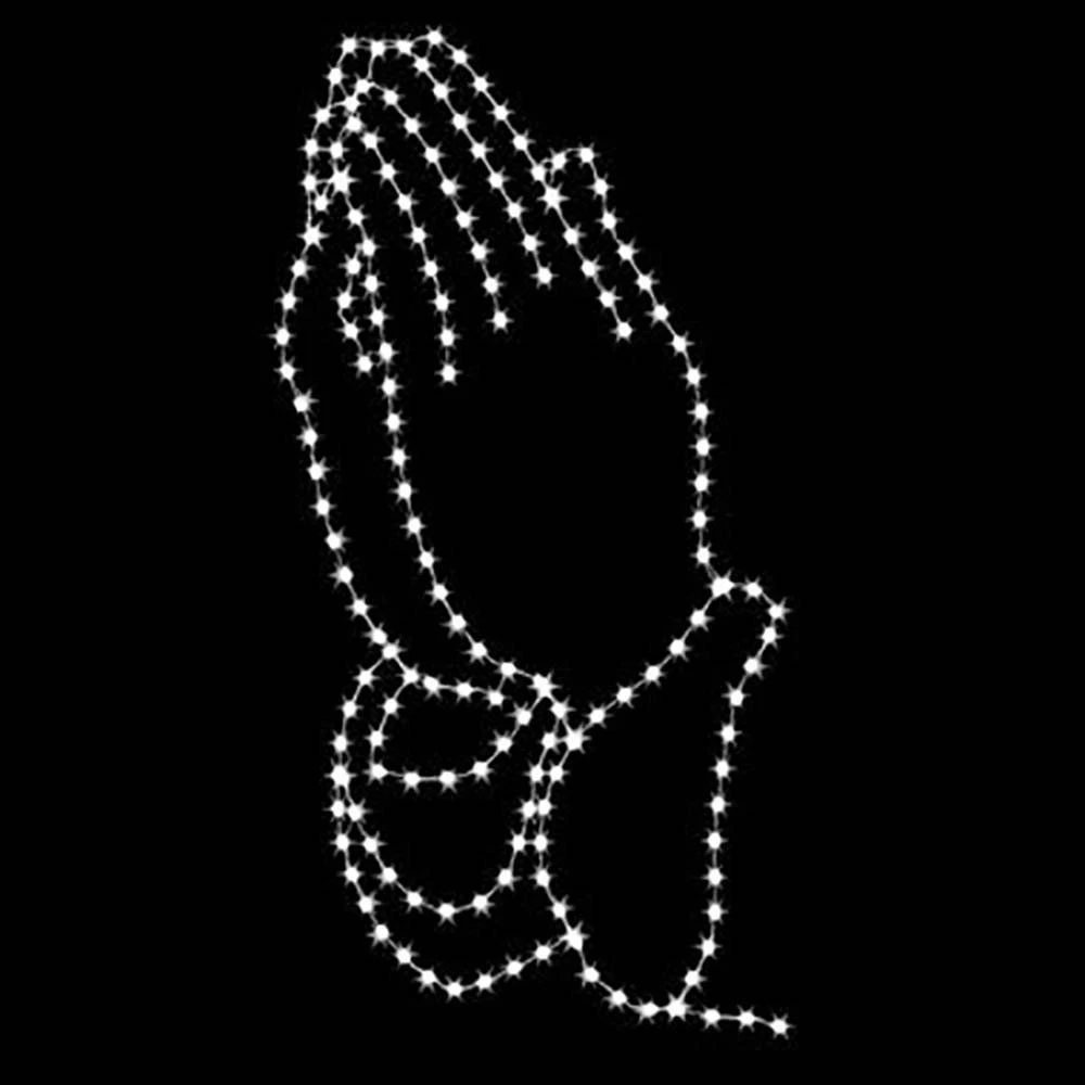 8' Praying Hands, LED 3 8' Praying Hands, LED