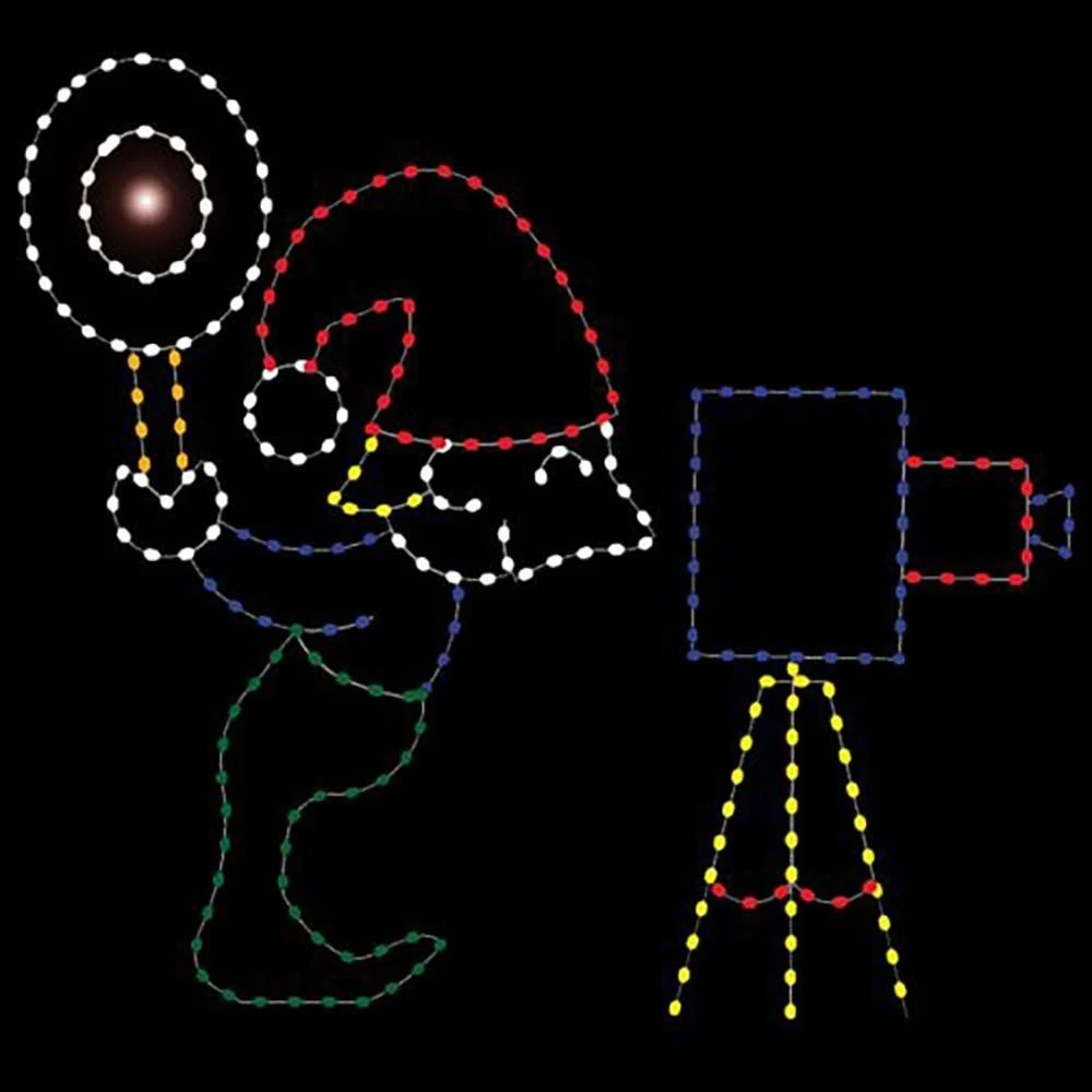 9' X 15' Elf Photographer & Camera, LED 3 9' X 15' Elf Photographer & Camera, LED