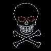 5' Skull & Cross Bones, LED -Christmas Decoration Store 1 34577 000 led