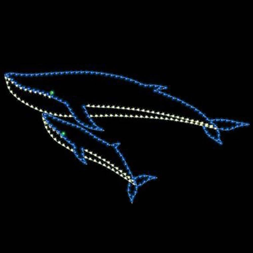 9' X 16' Mama Whale & Calf, LED 3 9' X 16' Mama Whale & Calf, LED