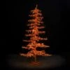11' Ice Sculpture Christmas Tree - Amber/Orange -Christmas Decoration Store 3d 11006 a 3