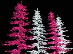 9' Ice Sculpture Christmas Tree - Pink 9 9' Ice Sculpture Christmas Tree - Pink -Christmas Decoration Store 3d 11007 pk w 1