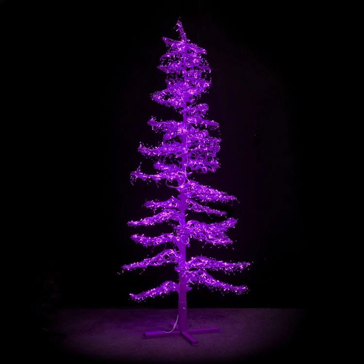 9' Ice Sculpture Christmas Tree - Purple 3 9' Ice Sculpture Christmas Tree - Purple
