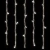 36 Light Warm White Twinkle 5MM Curtain Lights -Christmas Decoration Store 5mm conical light curtains twinkle 1