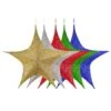Foldable 3D Star - 16" - Polymesh - 5 Colors Available 2 Foldable 3D Star - 16" - Polymesh - 5 Colors Available -Christmas Decoration Store 60in glittermesh foldable star 1 1 1 1 1