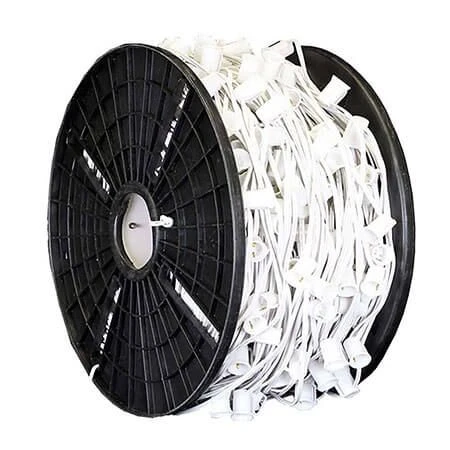 C7 Cord, 15" Spacing, White Wire, SPT-1, 500' 3 C7 Cord, 15" Spacing, White Wire, SPT-1, 500'