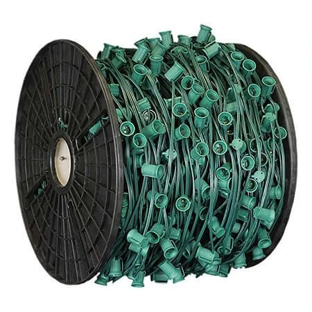 C9 Cord, 6" Spacing, Green Wire, SPT-1, 1000' 3 C9 Cord, 6" Spacing, Green Wire, SPT-1, 1000'