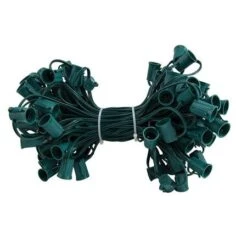 C9 Cord, 9" Spacing, Green Wire, SPT-1, 100'