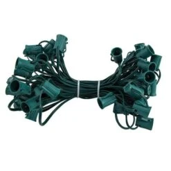 C9 Cord, 18" Spacing, Green Wire, SPT-1, 50'