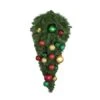 44" Unlit Decorated Spray - Colors Of The Holidays - Bow Option Available 1 44" Unlit Decorated Spray - Colors Of The Holidays - Bow Option Available -Christmas Decoration Store ds 44 coth 1