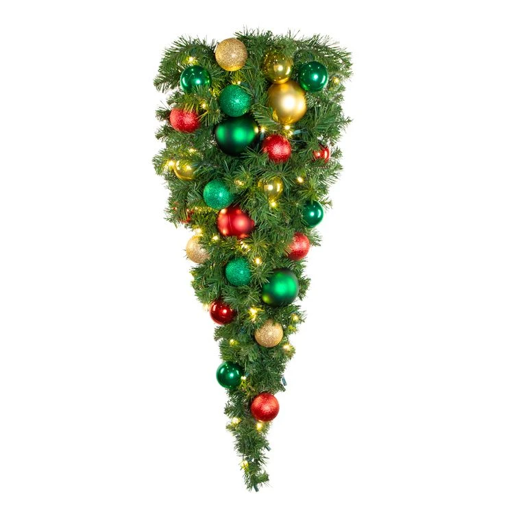 Decorated 44" Spray - Lit - Deluxe Colors Of The Holiday - Bow Option Available 3 Decorated 44" Spray - Lit - Deluxe Colors Of The Holiday - Bow Option Available