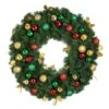 36" Unlit Decorated Wreath - Traditional Décor - Bow Option Available 1 36" Unlit Decorated Wreath - Traditional Décor - Bow Option Available -Christmas Decoration Store dw 36 t