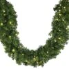4 1/2' X 14" Deluxe Oregon Fir Garland, Lit -Christmas Decoration Store g 4514 dofl ww a