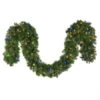 9' X14" Deluxe Oregon Fir Garland, Lit, Multi 1 9' X14" Deluxe Oregon Fir Garland, Lit, Multi -Christmas Decoration Store g 914 dofl m b