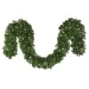 9' X 14" Deluxe Oregon Fir Garland, Lit, Pure White 2 9' X 14" Deluxe Oregon Fir Garland, Lit, Pure White -Christmas Decoration Store g 914 dofl pw b