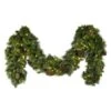 9' X 14" Mixed Pine Garland, Lit -Christmas Decoration Store g 914 mpl b
