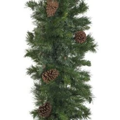 9' X 14" Mixed Pine Garland, Unlit 9 9' X 14" Mixed Pine Garland, Unlit -Christmas Decoration Store g 914 mpu c