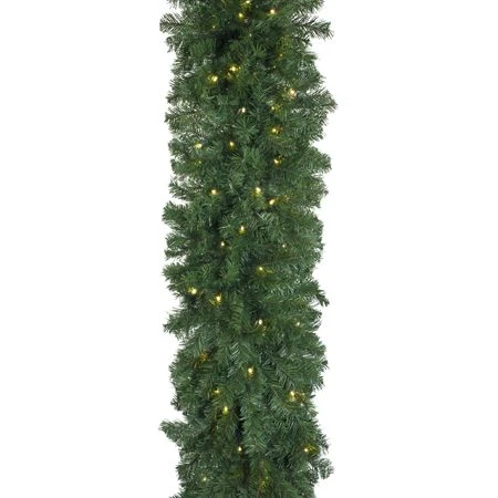 9' X 18" Deluxe Oregon Fir Garland, Lit 6 9' X 18" Deluxe Oregon Fir Garland, Lit - Image 4