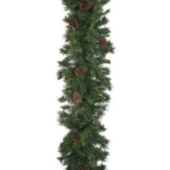 9' X 18" Mixed Pine Garland, Unlit 10 9' X 18" Mixed Pine Garland, Unlit -Christmas Decoration Store g 918 mpu d