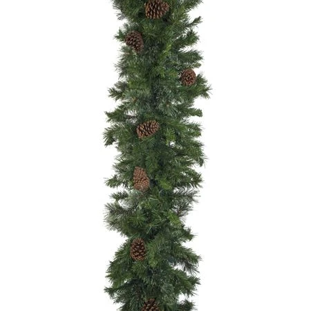 9' X 18" Mixed Pine Garland, Unlit 6 9' X 18" Mixed Pine Garland, Unlit - Image 4