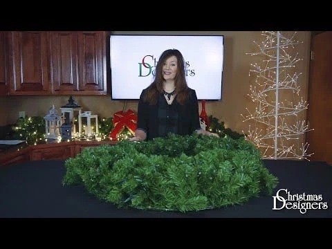 48" Unlit Deluxe Oregon Fir Wreath - Bow Option Available 4 48" Unlit Deluxe Oregon Fir Wreath - Bow Option Available - Image 2