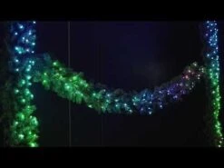 9' X14" Deluxe Oregon Fir Garland, Lit With Twinkly Pro RGBW -Christmas Decoration Store hqdefault 5 36