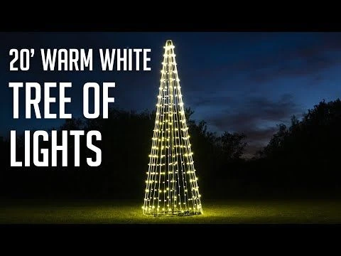 20' Commercial Tree Of Lights - Cool White 8 20' Commercial Tree Of Lights - Cool White - Image 6