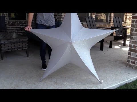 Foldable 3D Star - 54" - Metallic - 5 Colors Available 4 Foldable 3D Star - 54" - Metallic - 5 Colors Available - Image 2