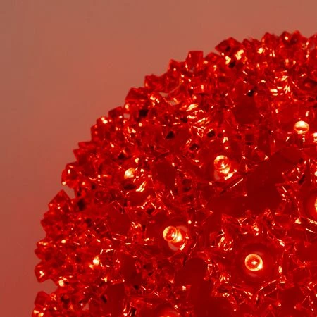 Pro Christmas™ 7.5" Sphere - 100L - Red 4 Pro Christmas™ 7.5" Sphere - 100L - Red - Image 2