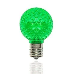 G40 LED Retrofit Bulb - Green - Minleon - Bag Of 25
