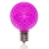 G50 SMD LED Retrofit Bulb - Purple - C9 Base - Pro Christmas™ - Bag Of 10