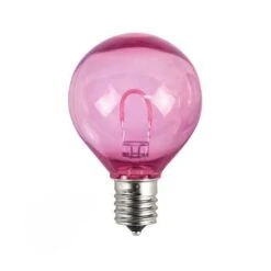 G50 LED Flexible Filament Bulb - Pink - Pro Christmas™ - Bag Of 25