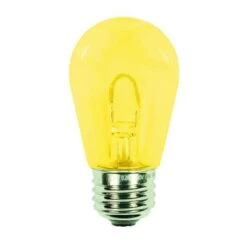 S14 LED U Shape Flexible Filament Bulb - Pro Christmas™ - Yellow – E26 Base - Box Of 6