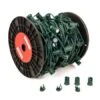 LITE-NETICS C9 Cord Green Wire - 12" Spacing - SPT-2 - 250' -Christmas Decoration Store ll c71250 12 g ln b 4