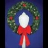 4' Wreath With Bow - LED -Christmas Decoration Store lp 318