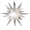 14" Moravian Star, Clear Frost -Christmas Decoration Store moravian star christmas tree lights