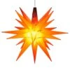 14" Moravian Star, Amber/Orange 2 14" Moravian Star, Amber/Orange -Christmas Decoration Store moravian star tree topper 1