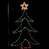 5' X 8' Silhouette Fantasy Tree -Christmas Decoration Store p 120s
