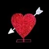 3D Heart With Arrow, 4' -Christmas Decoration Store rk3dheart 4 6 8