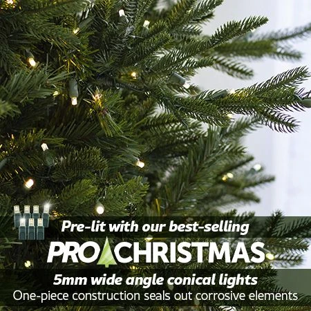 7.5' Indoor LED Mixed Foxtail Pine Christmas Tree - Warm White 4 7.5' Indoor LED Mixed Foxtail Pine Christmas Tree - Warm White - Image 2