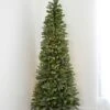 7.5' Indoor LED Norway Spruce Slimline Christmas Tree - Warm White -Christmas Decoration Store t it 75 1220 ww 1