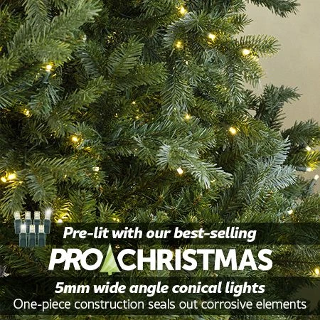 7.5' Indoor LED Mixed Douglas Fir Christmas Tree - Warm White 4 7.5' Indoor LED Mixed Douglas Fir Christmas Tree - Warm White - Image 2